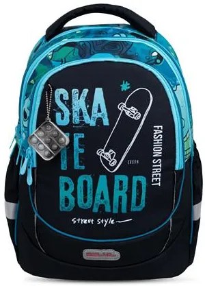 Iskolatáska, cipzáras, BELMIL Leisure Plus Skate Board, gördeszka (BL3388723F)