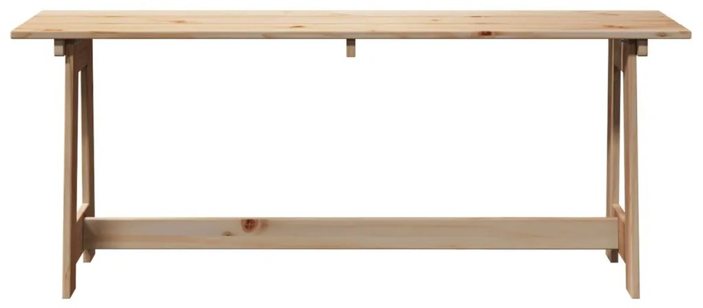 Kültéri Pad 119x35x47 cm Tömör Fenyőfa