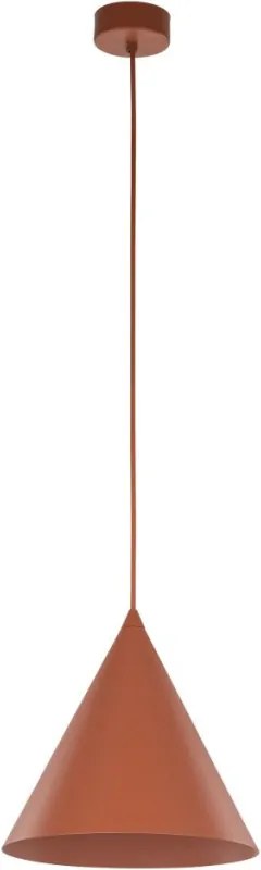TK LIGHTING 6632 CONO Modern Függesztett Lámpa Téglavörös E27 IP20