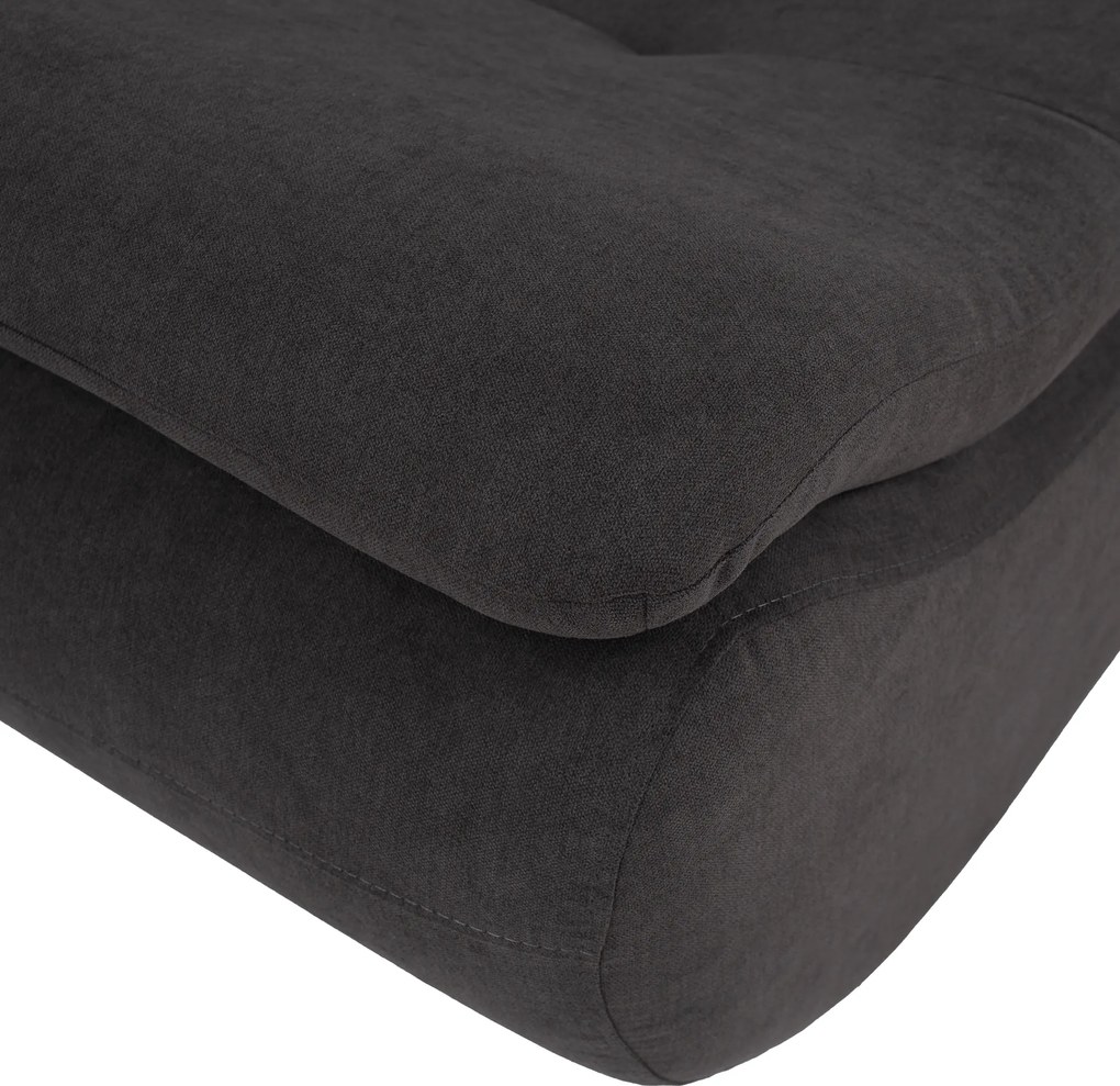 Ülőgarnitúra, szürkésbarna/sárga, szövet, balos, BRATO