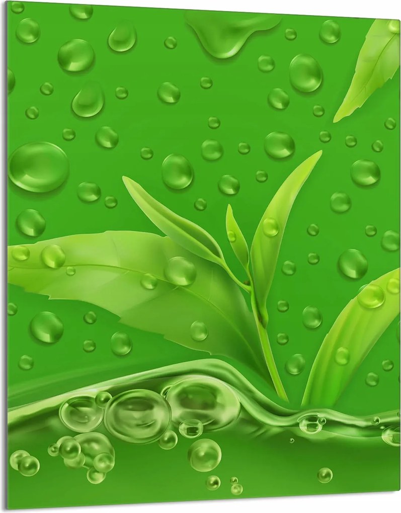 Üveg Vágódeszka 40x52 Levelek a Konyhába