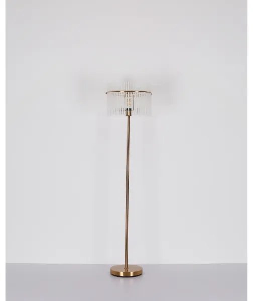 Globo 15698SM - Állólámpa GORLEY 1xE27/60W/230V arany