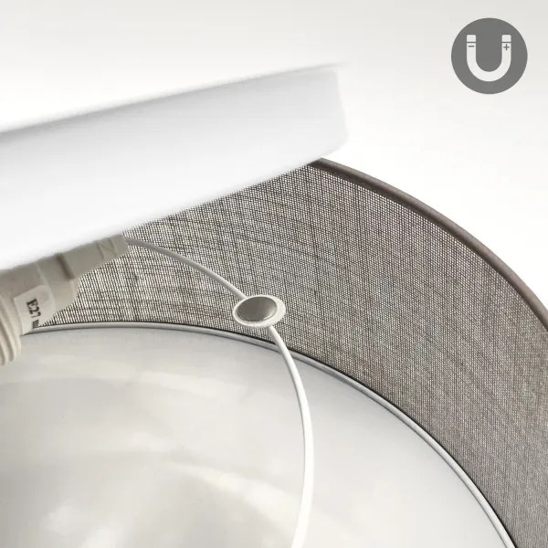 Mennyezeti lámpatest SIRJA 2xE27/15W/230V, átmérő 45 cm, barna