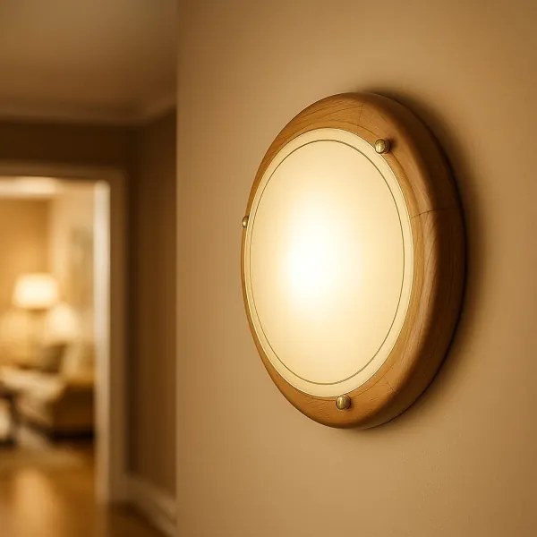 Brilagi - Mennyezeti lámpa ORBIS 2xE27/60W/230V átm. 38 cm fenyő