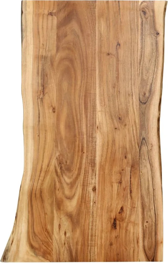vidaXL tömör akácfa asztallap 100 x (50-60) x 2,5 cm