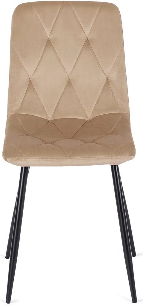 Bézs bársony szék ROBIN