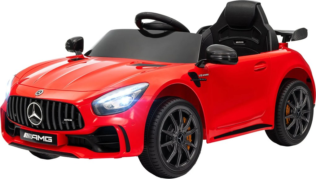 AIYAPLAY Gyermek Elektromos Autó 12V Gyerekautó 2.4G Távvezérléssel, Csengővel, MP3-mal, Zenével, Lassan Induló, Visszafordítható Funkcióval 3-5 km/h