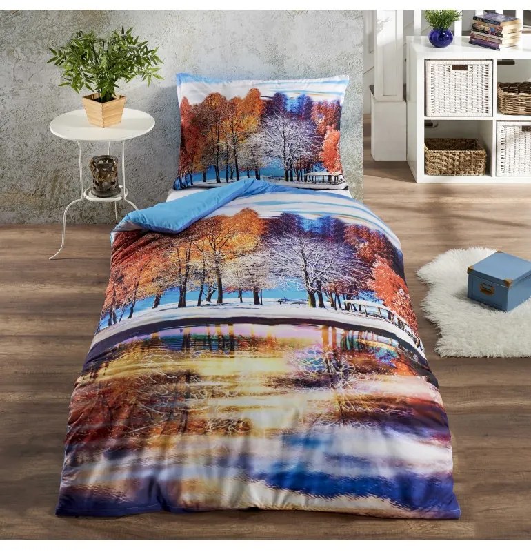 Skylar Deluxe 3D pamut ágyneműhuzat, A standard egyszemélyes ágy szett tartalma: 1x 140x200 + 1x 70x90