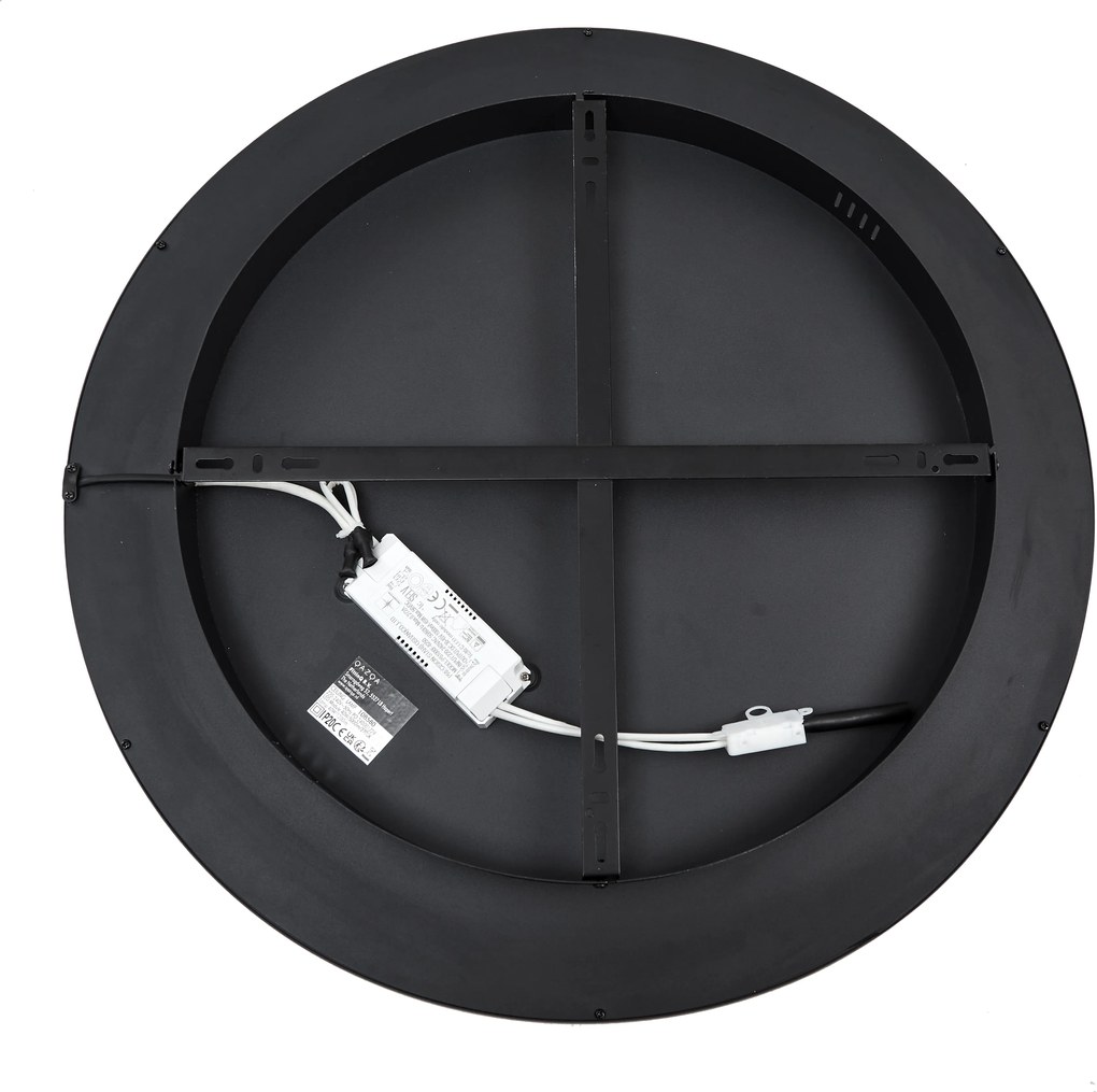 Design mennyezeti lámpa fekete-fehér LED-del, 3 lépésben dimmelhető - Xavi