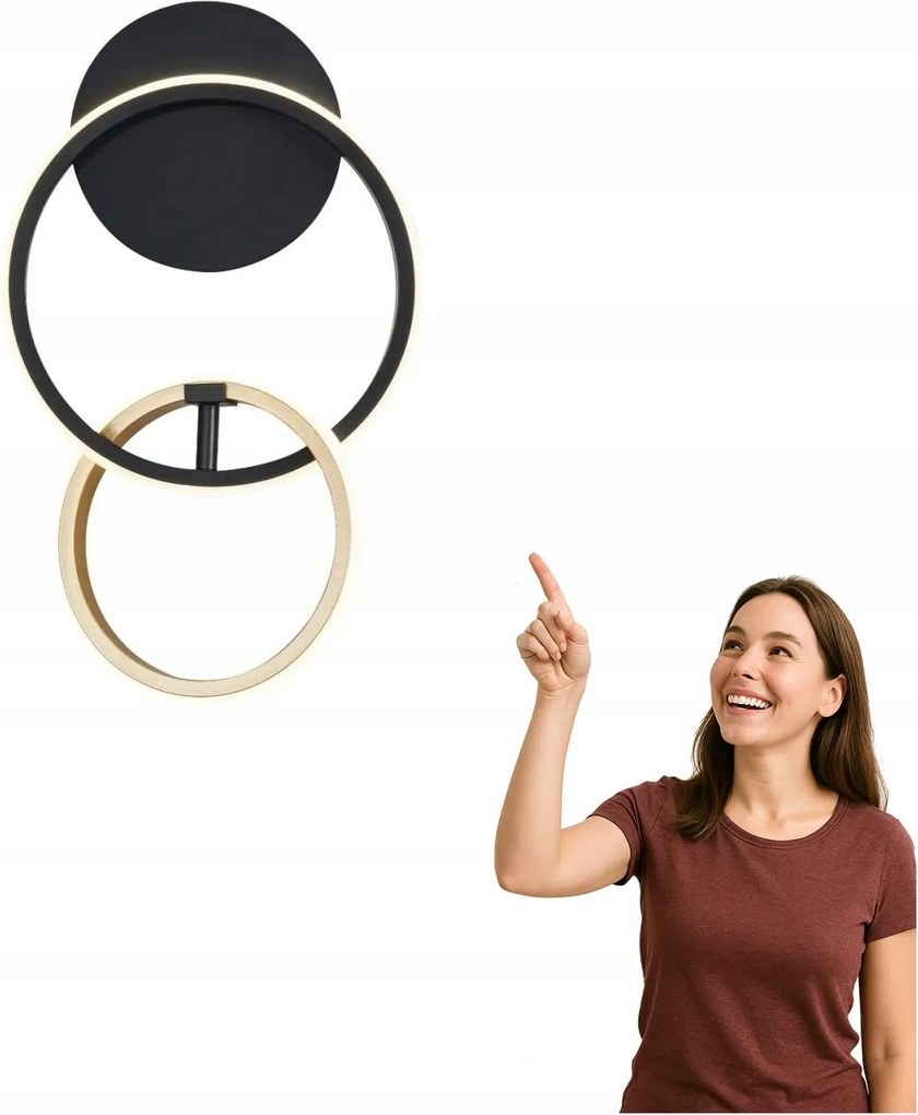 Led fali lámpa 18W Rando 20002W-GD Zuma Line