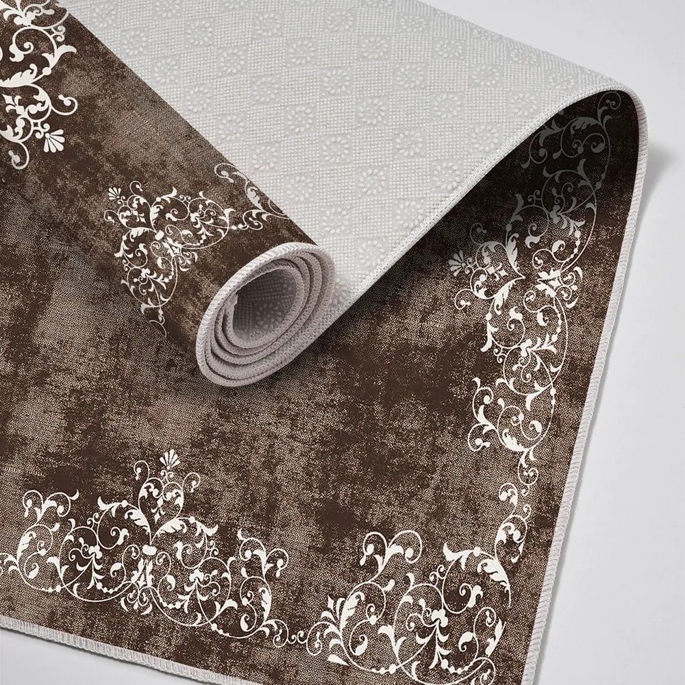 Barna fürdőszobai kilépő szett 2 db-os 60x100 cm – Foutastic