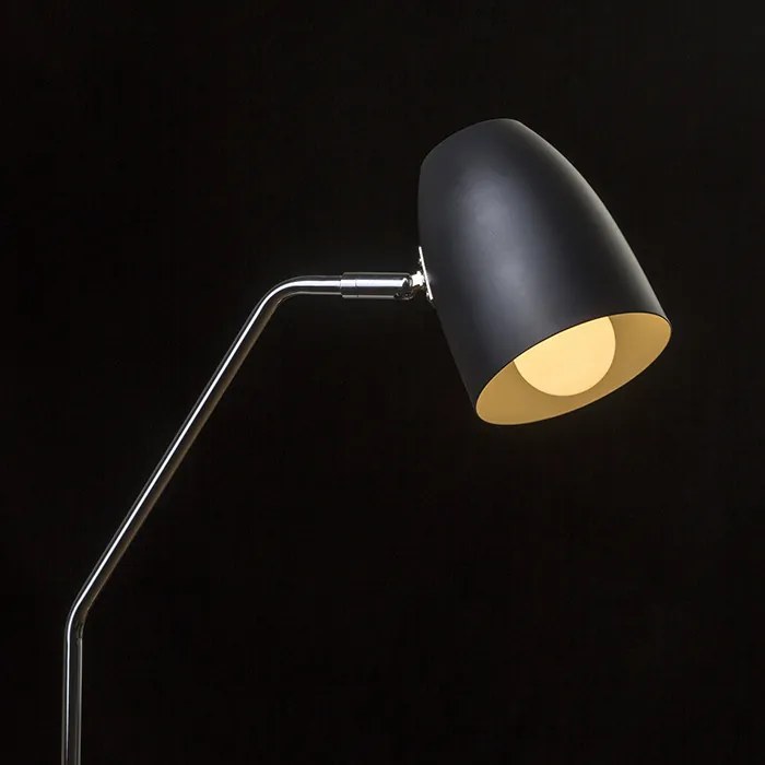 RENDL PRAGMA stojanová černá chrom 230V LED E27 11W