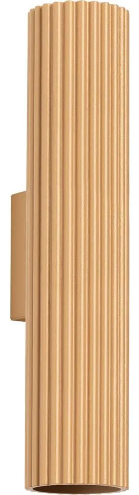 Sollux SL.1558 - Fali lámpa KARBON 2xGU10/10W/230V arany