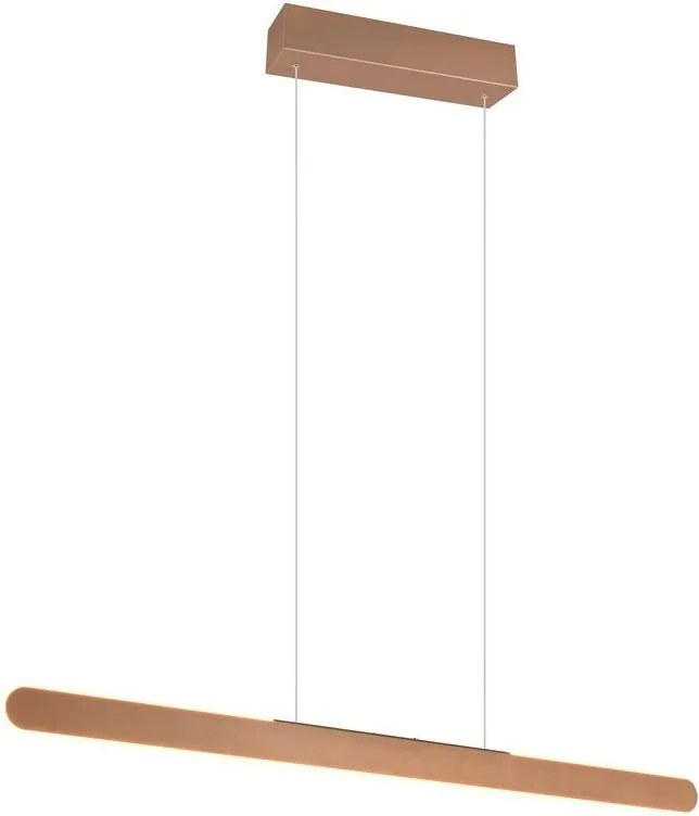 TRIO 343310165 HELIOS Modern Led Függesztett Lámpa Barna LED IP20