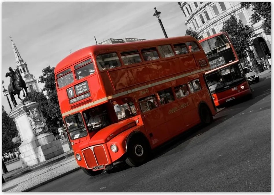 Poszterek A0 Szint Piros busz London