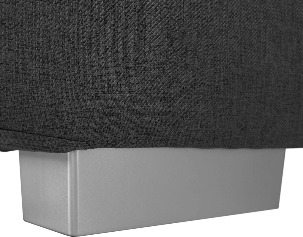 Ülőgarnitúra, sötétszürke, szövet Stark, balos, MAVIS