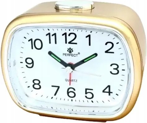 Óra Kvarc ébresztőóra Perfect 2827 Háttérvilágítás Riasztó Áramló Mechanizmus