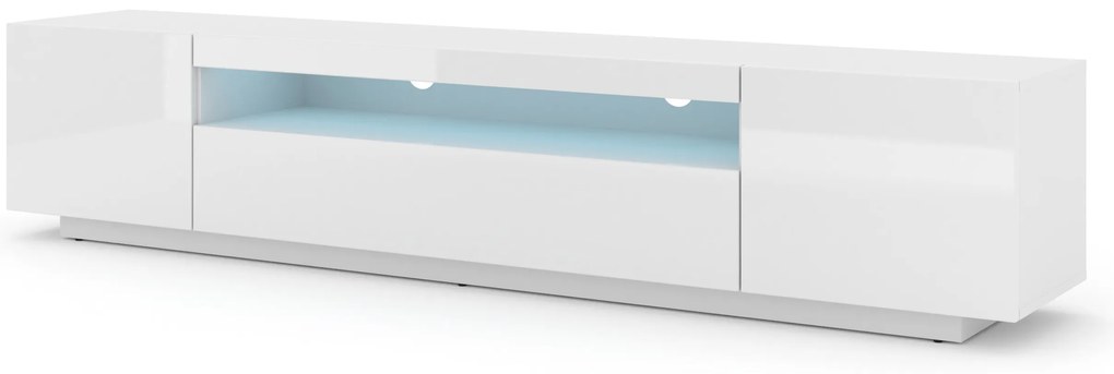 TV asztal/szekrény Aurora 200 (fényes fehér). 1057709