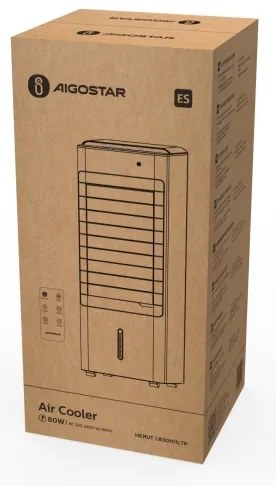 Aigostar - Légkondicionáló 80W/230V fehér + távirányítás