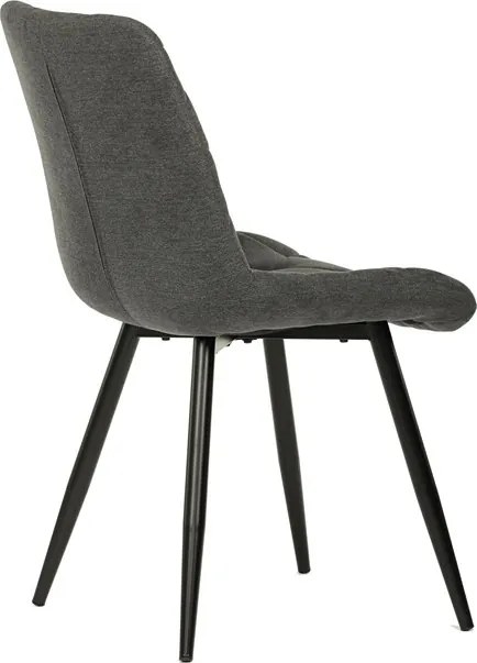 Étkezőszék, szürke, szövet, CT-382 GREY2