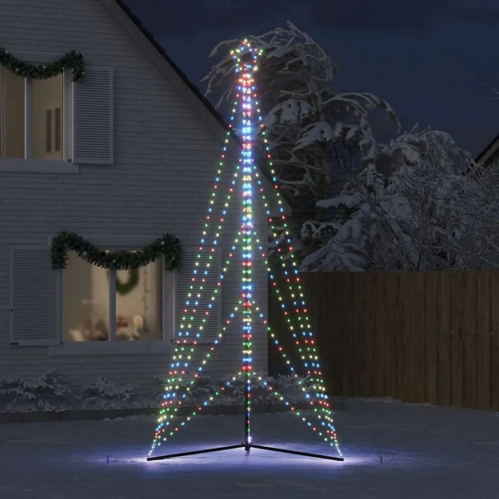 színes LED karácsonyfa 615 LED 404,5 cm