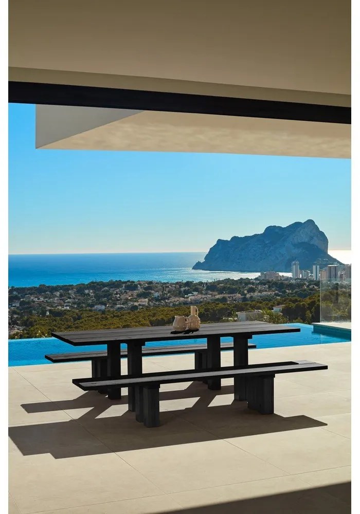 Étkezőasztal borovi fenyő asztallappal 100x260 cm Banda – Teulat