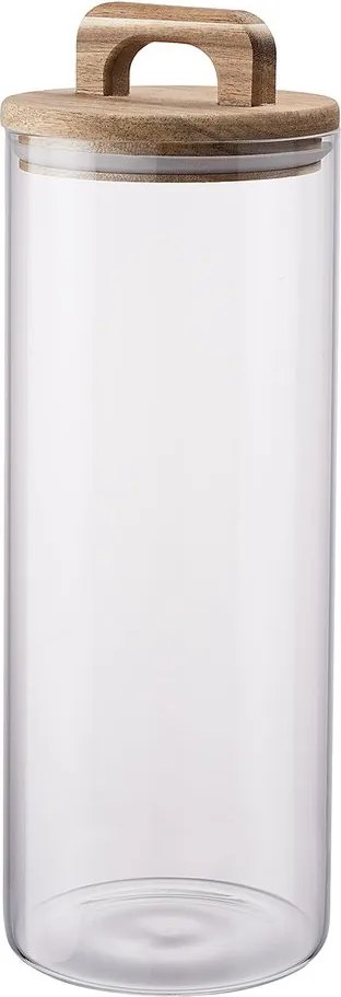 STORAGE üveg tároló akácfa fedéllel 1800ml