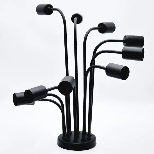 Felületre szerelhető csillár  TRINITY 10xE27/15W/230V fekete