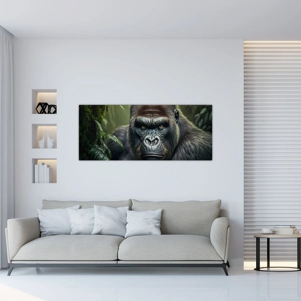 Kép - Egy gorilla portréja (120x50 cm)