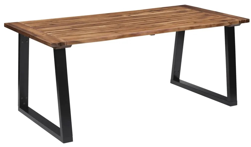 Tömör akácfa étkezőasztal 180 x 90 cm