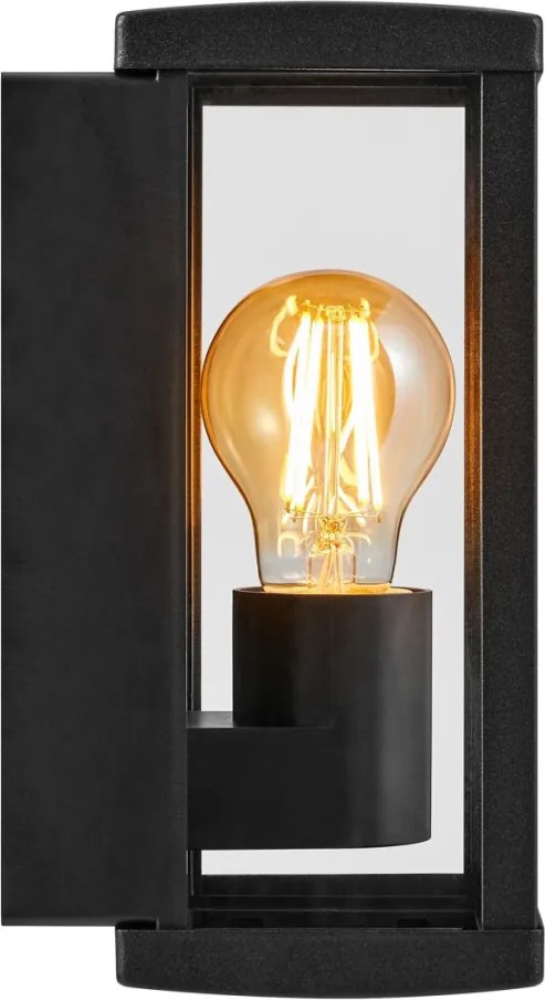 NORDLUX 2418231003 LUCHY Klasszikus Kültéri Fali Lámpa Fekete E27 IP44