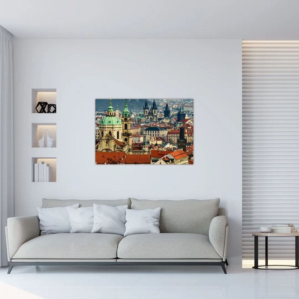 Kép - Prágai panoráma (90x60 cm)