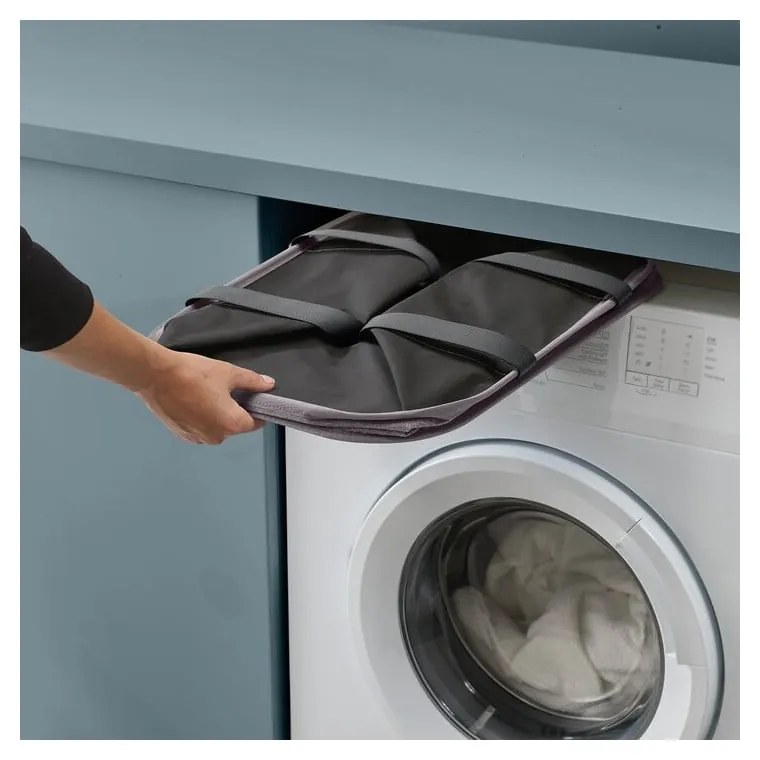 Szürke textil összehajtható szennyeskosár 55 l Hold-All Max – Joseph Joseph