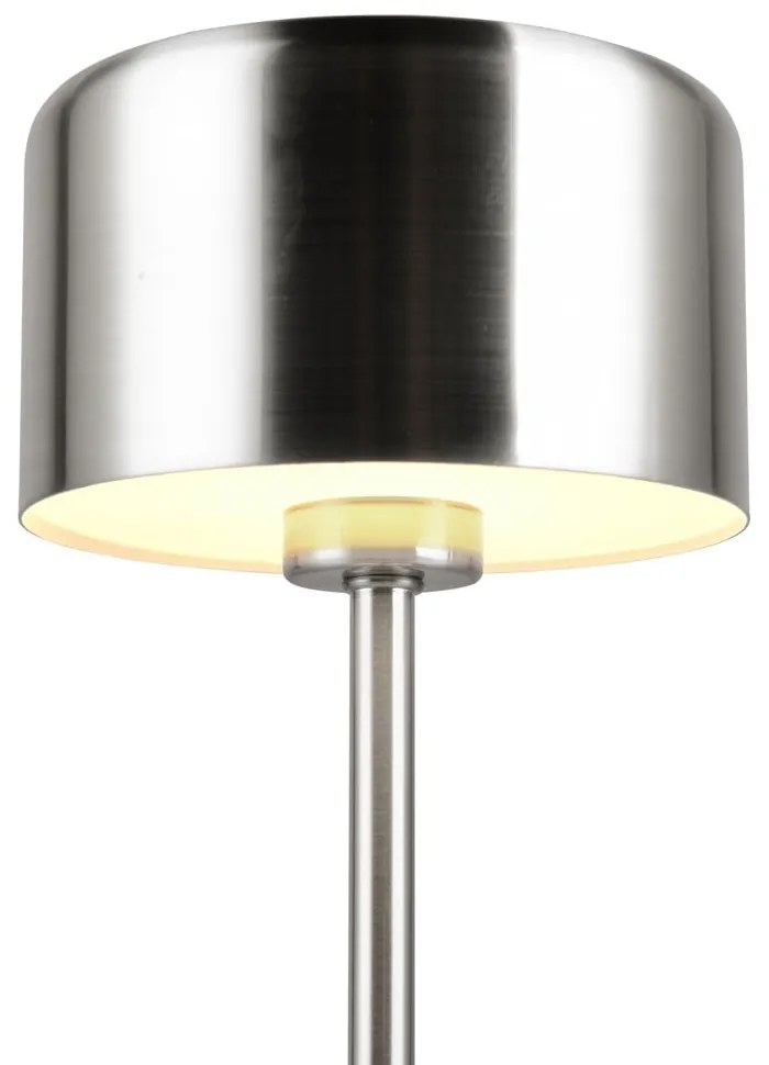 Ezüstszínű LED dimmelhető asztali lámpa (magasság 30 cm) Jeff – Reality