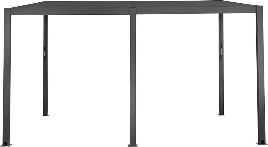 Félnyeregtetős bioklimatikus pergola lamelákkal 3 x 4 M