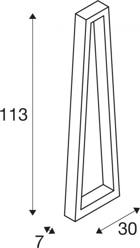 SLV 1005441 BOOKAT Modern Kültéri Állólámpa LED IP65
