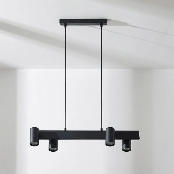 BRILAGI - LED RGBW dimmelhető kábelen függesztett csillár SELE 4xGU10/6,5W/230V fekete