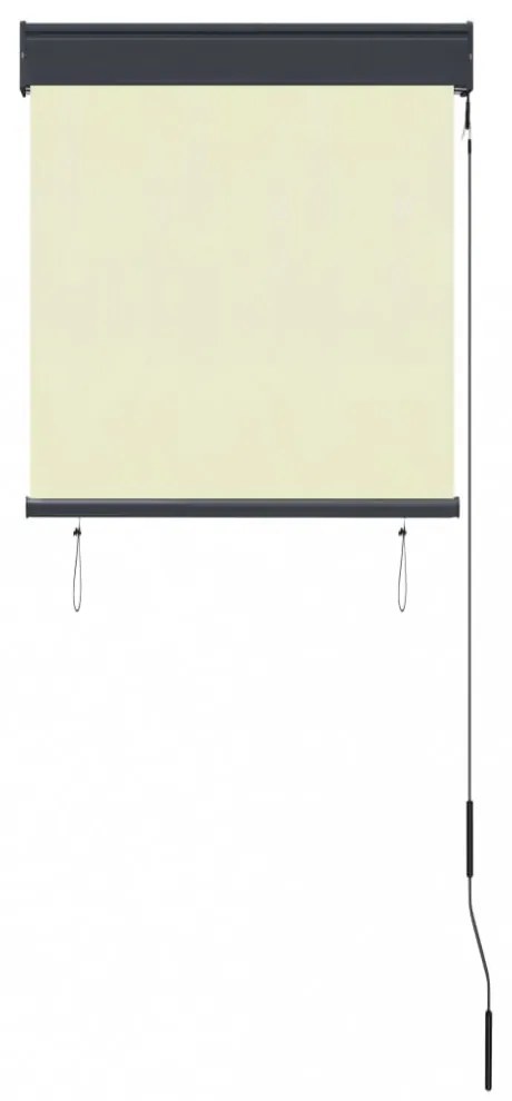 krémszínű kültéri roló 60 x 250 cm