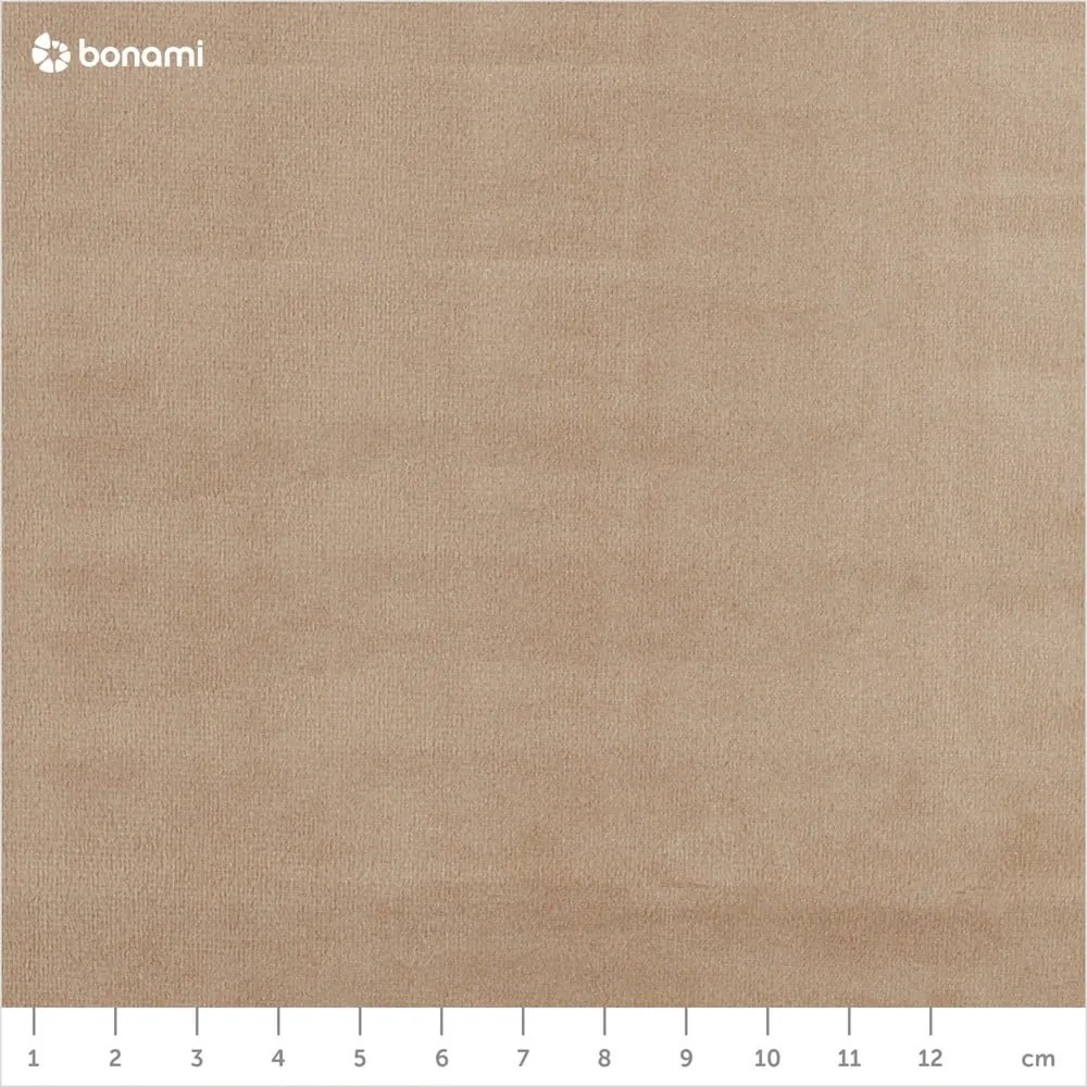 Világosbarna boxspring ágy tárolóhellyel 180x200 cm Bali – Cosmopolitan Design