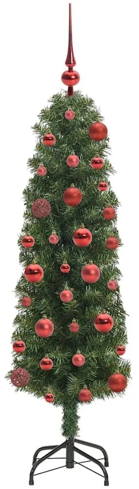 Mű karácsonyfa 150 LED-del Zöld 120 cm PVC, acél és műanyag