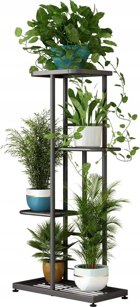 Fém Virágágyás 6 Szintes – Ipari Virágtartó Állvány Stabil