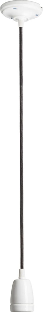 RENDL FABIO függesztő készlet fekete porcelán 230V LED E27 15W