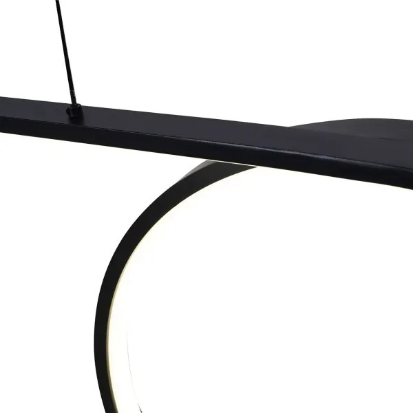 LED csillár kábelen ODETTA LED/42W/230V 4000K fekete