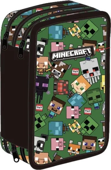 Minecraft Characters tolltartó töltött 3 emeletes