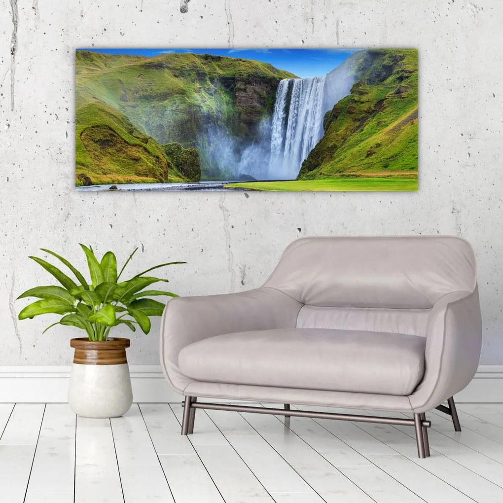 Kép - Seljalandsfoss vízesés (120x50 cm)