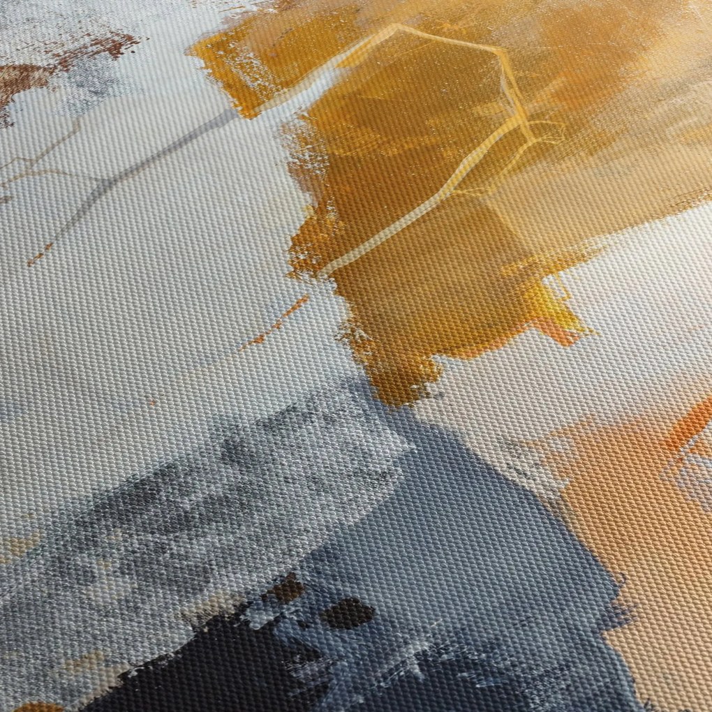 Kép - Absztrakció (órával) (90x30 cm)