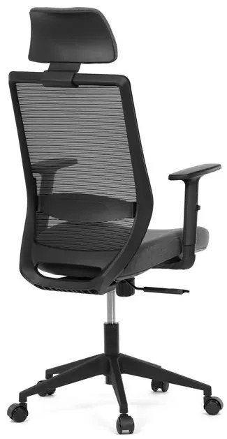 Fekete Hálós Irodai Szék Szinkron Mechanikával. KA-V3329 BK