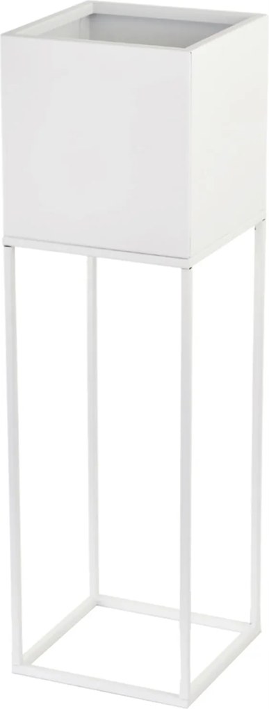 Fém virágtartó Your Loft Design 67x19 cm fehér virágtartó állvány