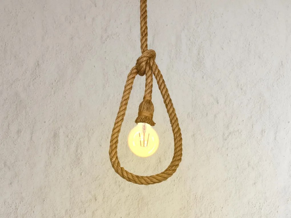 Foglalat E27 / 1,5m / kötél - természetes - BH671-2