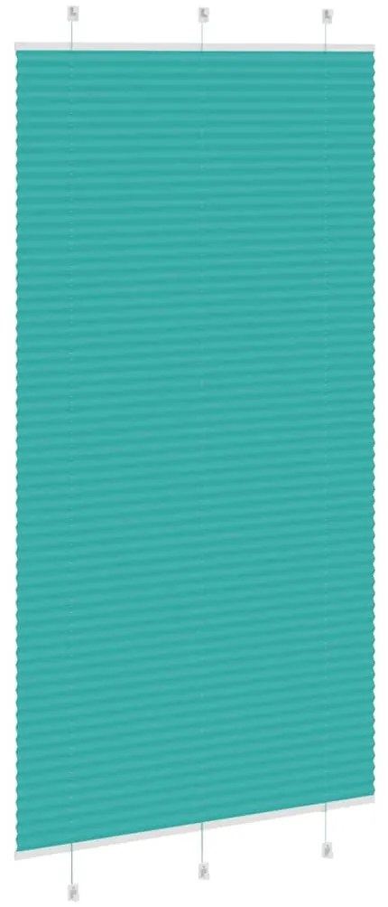 pliszírozott redőny Benzinzöld 105x200 cm Szövetszélesség